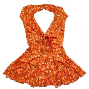 Free People NWT It Takes Two Floral Wrap Dress Size S